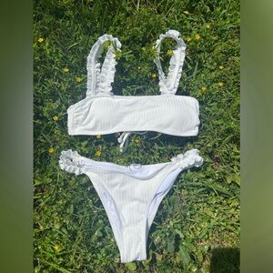 ♥️ 5x$15 NWT Cupshe white bikini medium